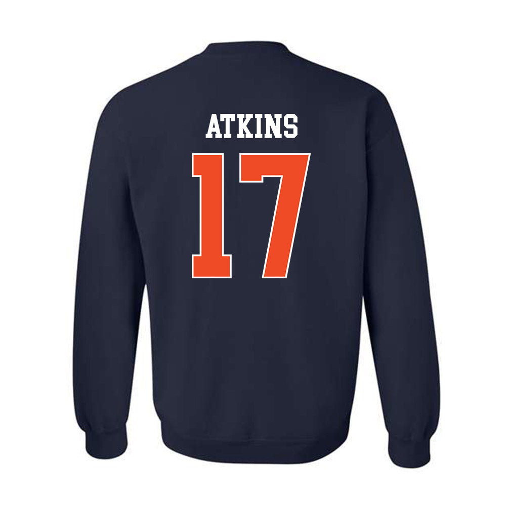 Auburn - NCAA Football : Xavier Atkins - Generic Shersey Crewneck Sweatshirt-1