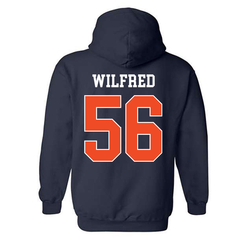 Auburn - NCAA Football : Seth Wilfred - Generic Shersey Hooded Sweatshirt-1