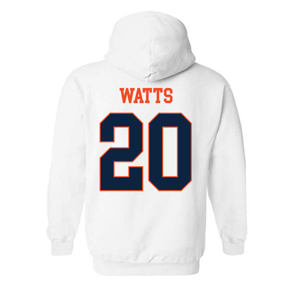 Auburn - NCAA Baseball : Dylan Watts - Generic Shersey Hooded Sweatshirt