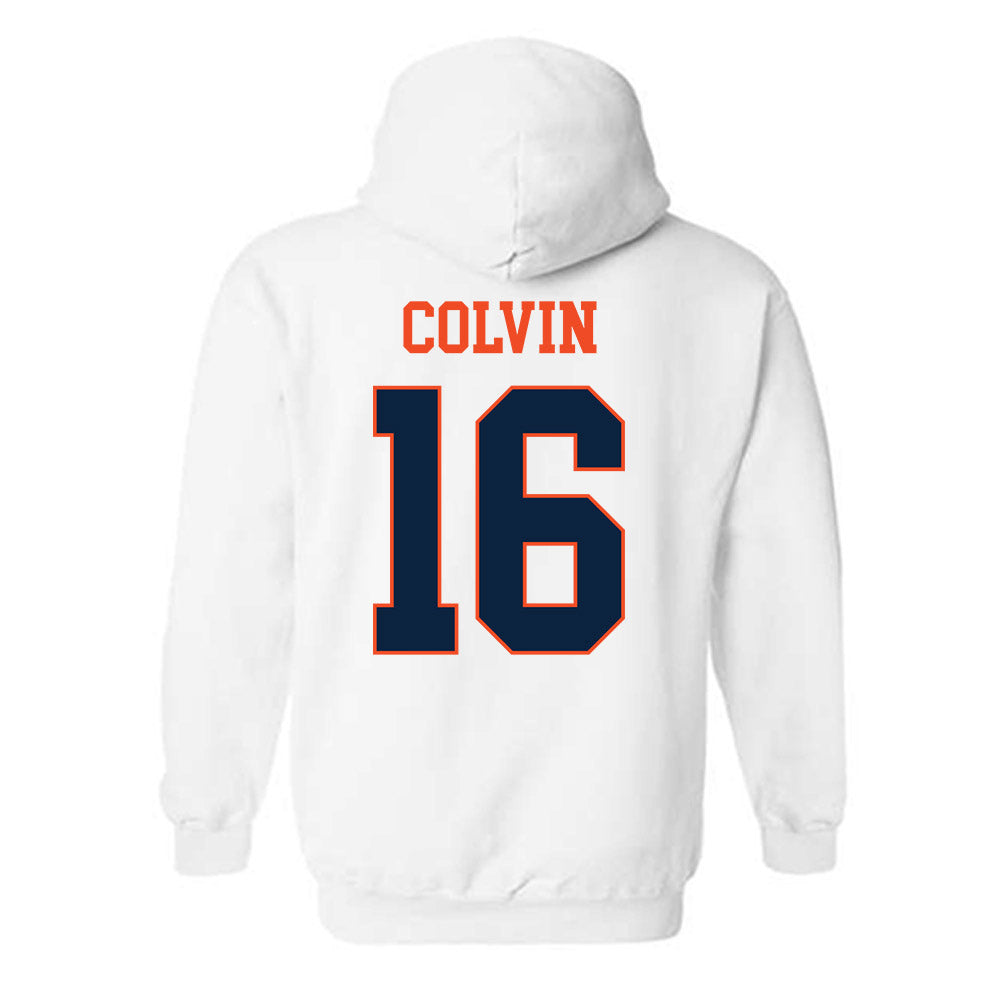 Auburn - NCAA Football : John Colvin - Generic Shersey Hooded Sweatshirt-1