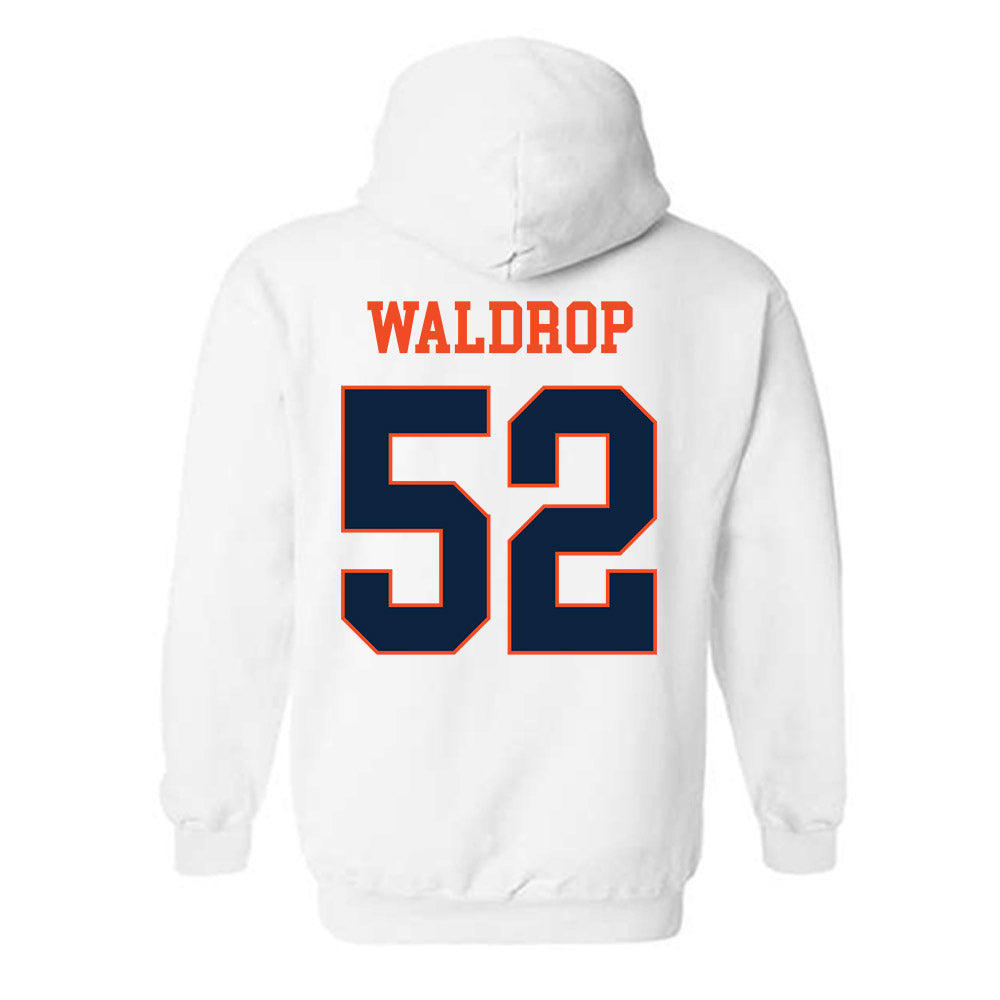 Auburn - NCAA Baseball : Tanner Waldrop - Generic Shersey Hooded Sweatshirt-1