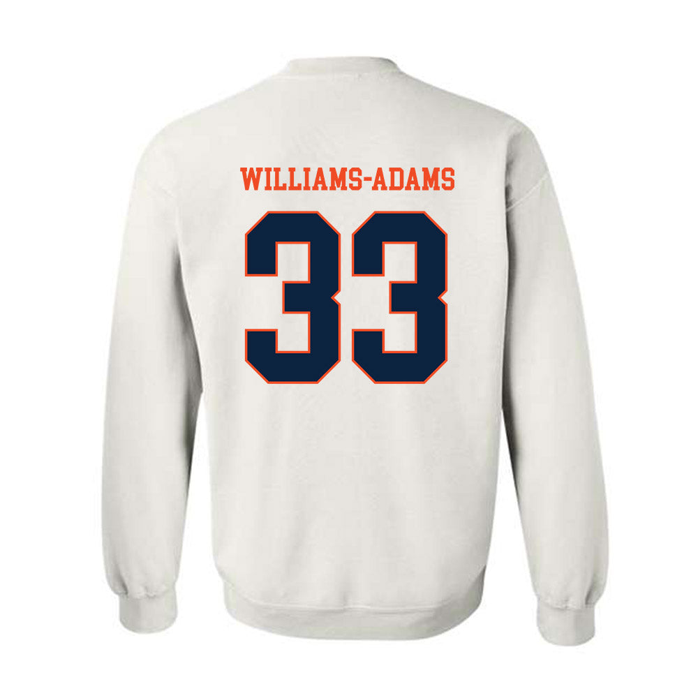 Auburn - NCAA Men's Basketball : Sebastian Williams-Adams - Generic Shersey Crewneck Sweatshirt-1