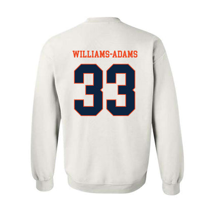 Auburn - NCAA Men's Basketball : Sebastian Williams-Adams - Generic Shersey Crewneck Sweatshirt-1