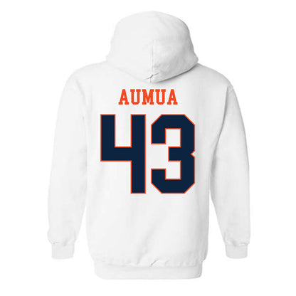 Auburn - NCAA Softball : Delaney Aumua - Generic Shersey Hooded Sweatshirt-1