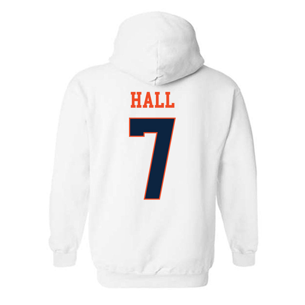 Auburn - NCAA Men's Basketball : Keyshawn Hall - Generic Shersey Hooded Sweatshirt-1