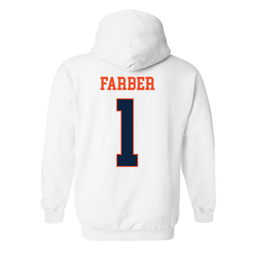 Auburn - NCAA Baseball : Ryne Farber - Generic Shersey Hooded Sweatshirt-1