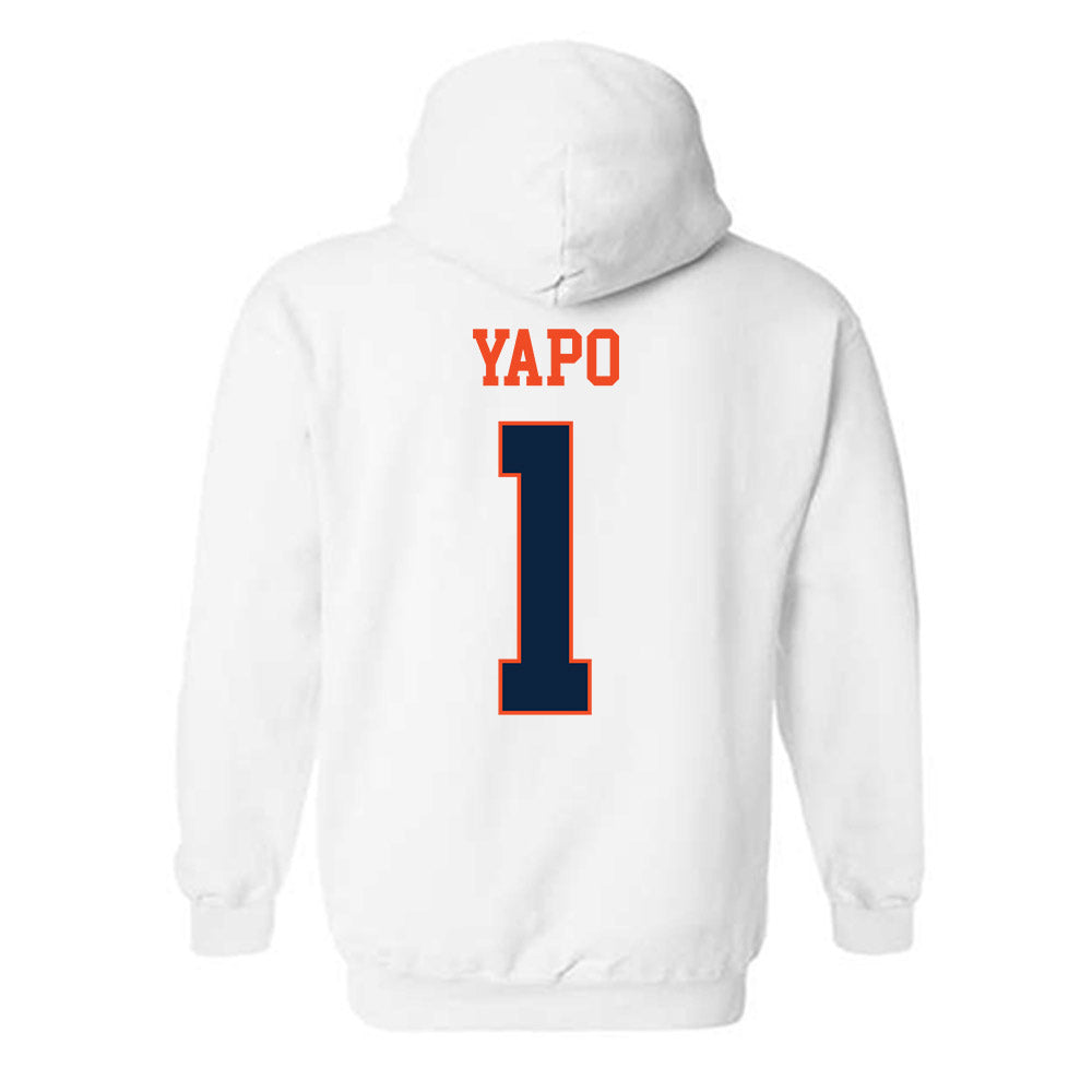 Auburn - NCAA Women's Soccer : Ayana Yapo - Generic Shersey Hooded Sweatshirt