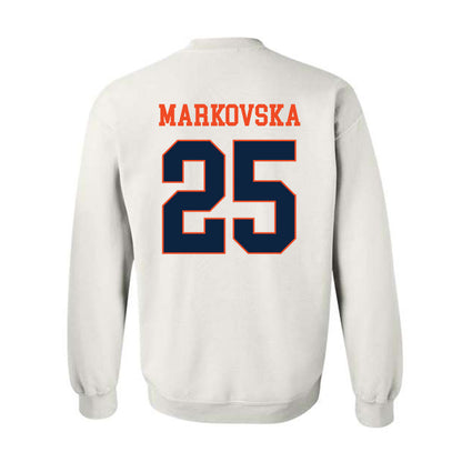 Auburn - NCAA Women's Volleyball : Lizzy Markovska - Generic Shersey Crewneck Sweatshirt-1