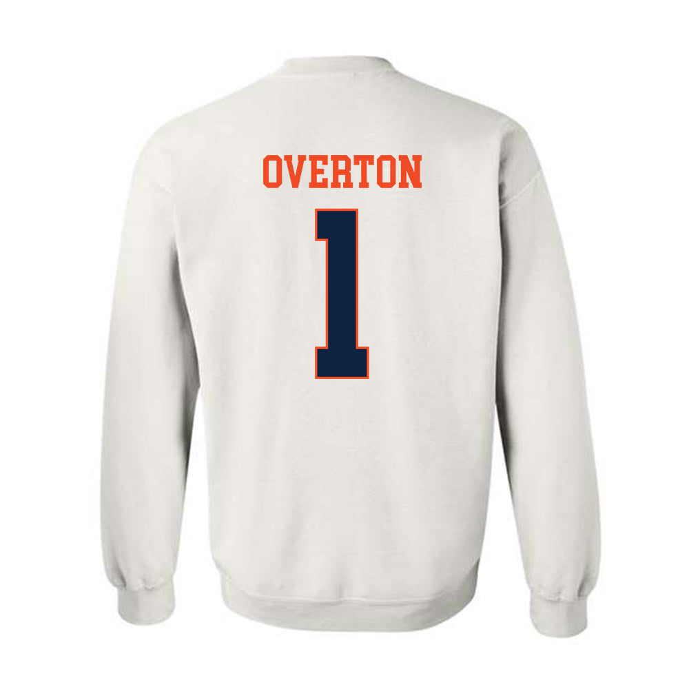 Auburn - NCAA Men's Basketball : Kevin Overton - Generic Shersey Crewneck Sweatshirt-1