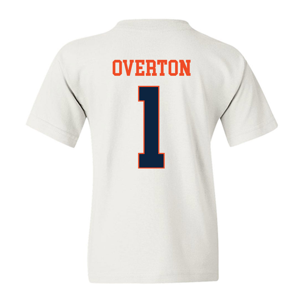 Auburn - NCAA Men's Basketball : Kevin Overton - Generic Shersey Youth T-Shirt-1