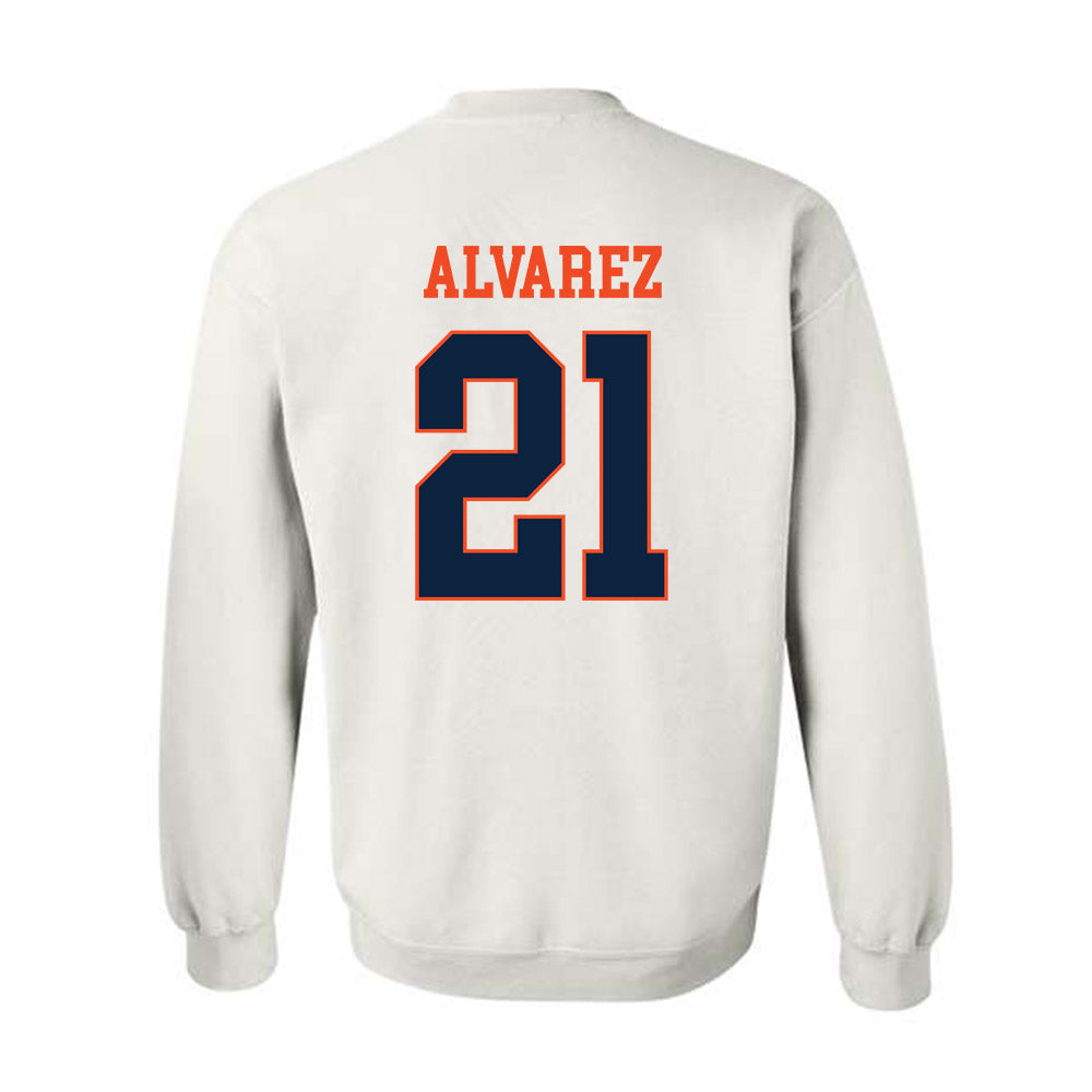 Auburn - NCAA Baseball : Andreas Alvarez - Generic Shersey Crewneck Sweatshirt-1