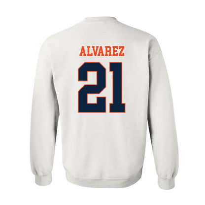 Auburn - NCAA Baseball : Andreas Alvarez - Generic Shersey Crewneck Sweatshirt-1