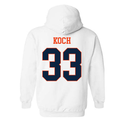 Auburn - NCAA Baseball : Mason Koch - Generic Shersey Hooded Sweatshirt-1