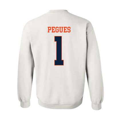 Auburn - NCAA Men's Basketball : JP Pegues - Generic Shersey Crewneck Sweatshirt