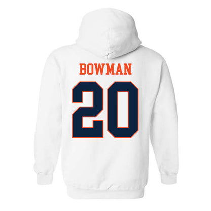 Auburn - NCAA Men's Basketball : Jeremiah Bowman - Generic Shersey Hooded Sweatshirt-1