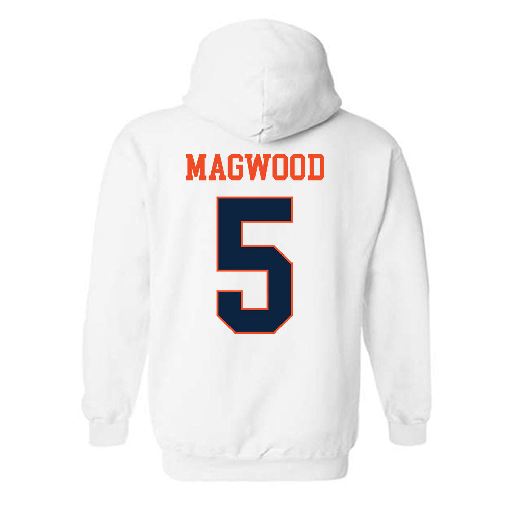 Auburn - NCAA Men's Basketball : Kaden Magwood - Generic Shersey Hooded Sweatshirt-1