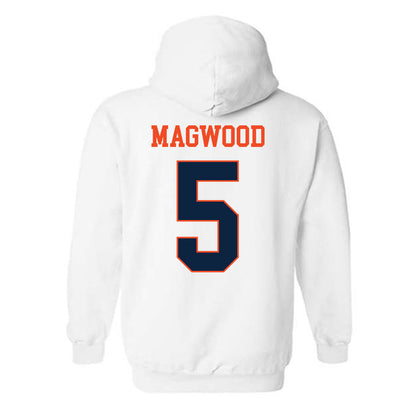 Auburn - NCAA Men's Basketball : Kaden Magwood - Generic Shersey Hooded Sweatshirt-1