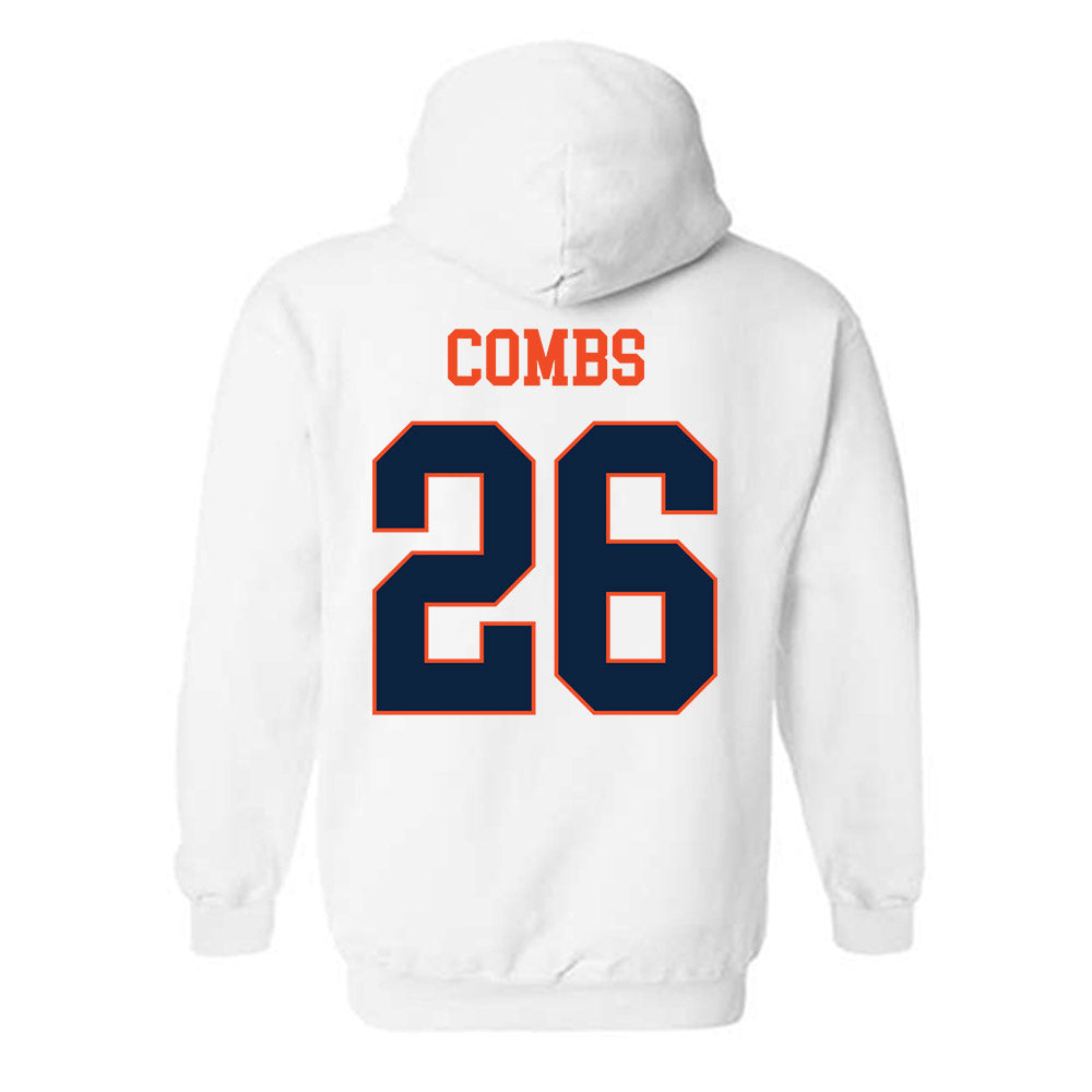 Auburn - NCAA Baseball : Caiden Combs - Generic Shersey Hooded Sweatshirt-1