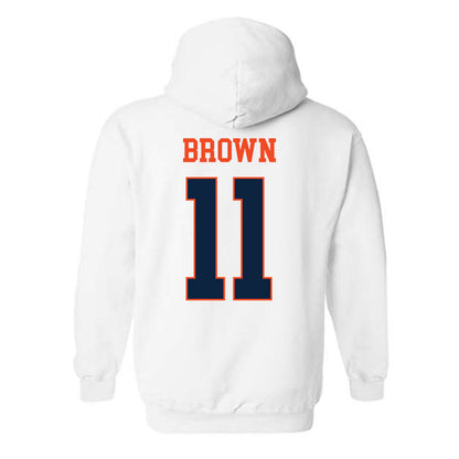 Auburn - NCAA Women's Soccer : Margey Brown - Generic Shersey Hooded Sweatshirt-1