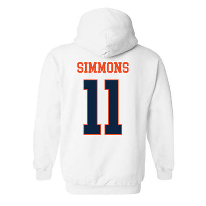 Auburn - NCAA Football : Malcolm Simmons - Generic Shersey Hooded Sweatshirt