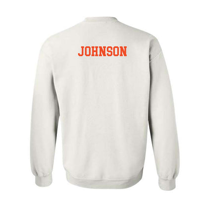 Auburn - NCAA Men's Swimming & Diving : Bradford Johnson - Generic Shersey Crewneck Sweatshirt-1