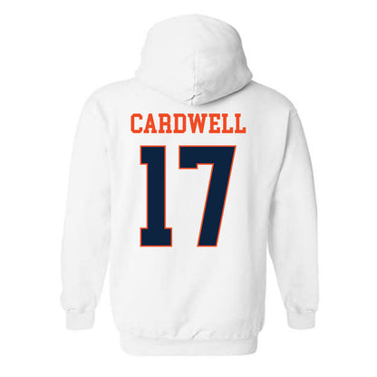 Auburn - NCAA Men's Basketball : Drake Cardwell - Generic Shersey Hooded Sweatshirt