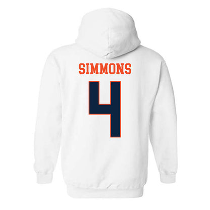 Auburn - NCAA Football : Malcolm Simmons - Generic Shersey Hooded Sweatshirt-1