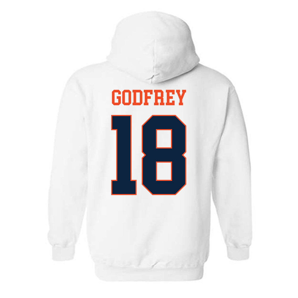 Auburn - NCAA Softball : Brit Godfrey - Generic Shersey Hooded Sweatshirt-1