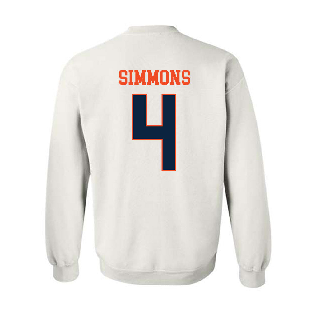 Auburn - NCAA Football : Malcolm Simmons - Generic Shersey Crewneck Sweatshirt-1