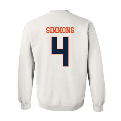 Auburn - NCAA Football : Malcolm Simmons - Generic Shersey Crewneck Sweatshirt-1