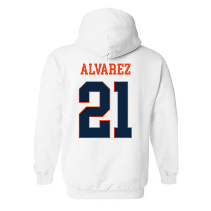 Auburn - NCAA Baseball : Andreas Alvarez - Generic Shersey Hooded Sweatshirt-1