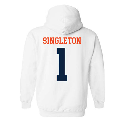 Auburn - NCAA Football : Eric Singleton - Generic Shersey Hooded Sweatshirt-1