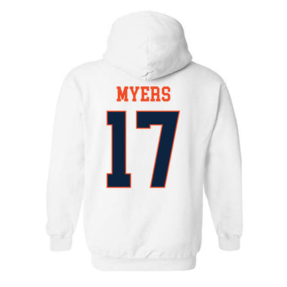 Auburn - NCAA Football : Will Myers - Generic Shersey Hooded Sweatshirt-1