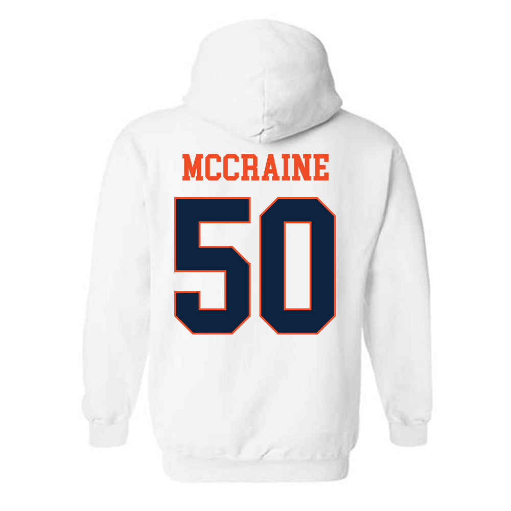 Auburn - NCAA Baseball : Brandon McCraine - Generic Shersey Hooded Sweatshirt-1