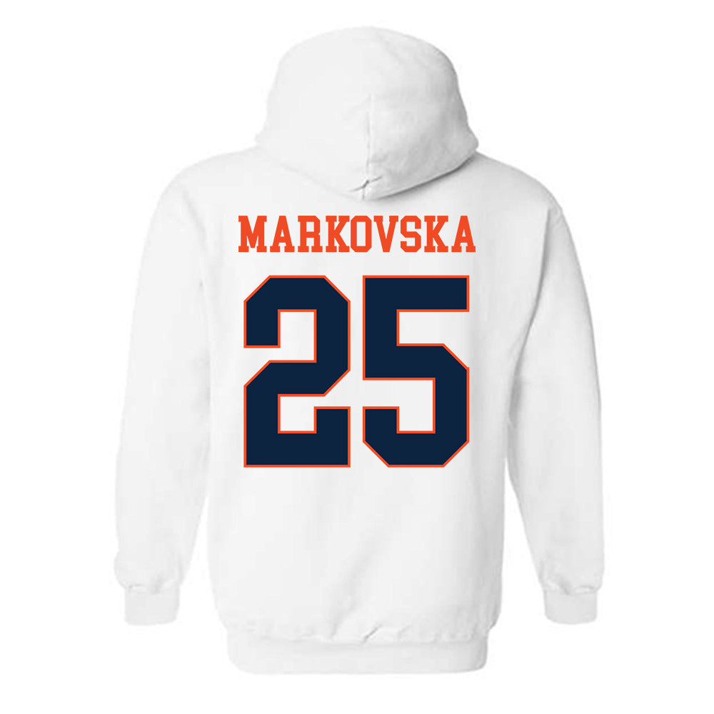 Auburn - NCAA Women's Volleyball : Lizzy Markovska - Generic Shersey Hooded Sweatshirt-1