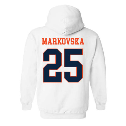 Auburn - NCAA Women's Volleyball : Lizzy Markovska - Generic Shersey Hooded Sweatshirt-1