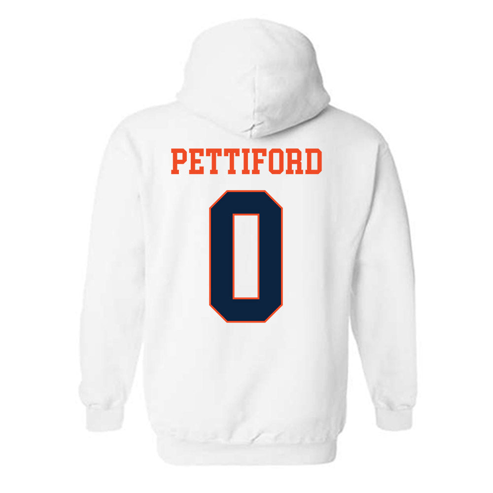 Auburn - NCAA Men's Basketball : Tahaad Pettiford - Generic Shersey Hooded Sweatshirt-1