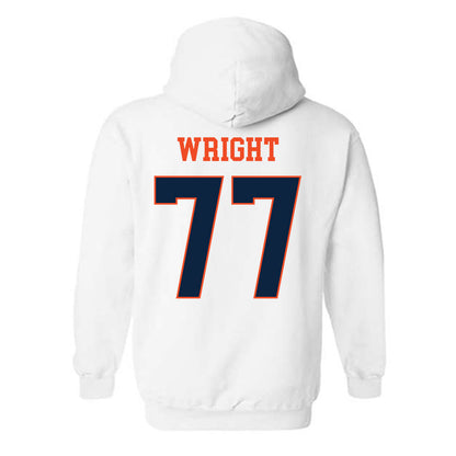 Auburn - NCAA Football : Jeremiah Wright - Generic Shersey Hooded Sweatshirt