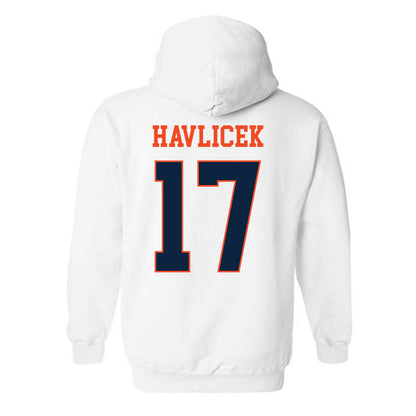Auburn - NCAA Women's Volleyball : Grace Havlicek - Generic Shersey Hooded Sweatshirt-1