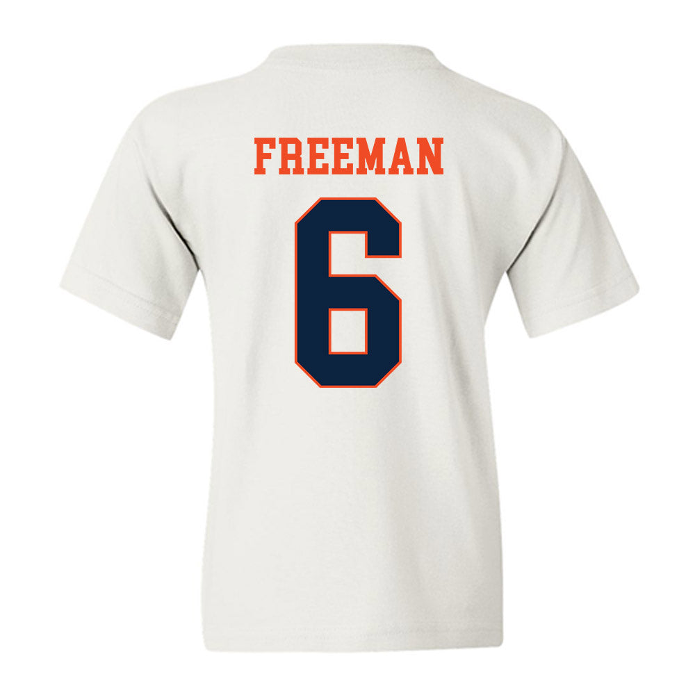 Auburn - NCAA Men's Basketball : Elyjah Freeman - Generic Shersey Youth T-Shirt-1