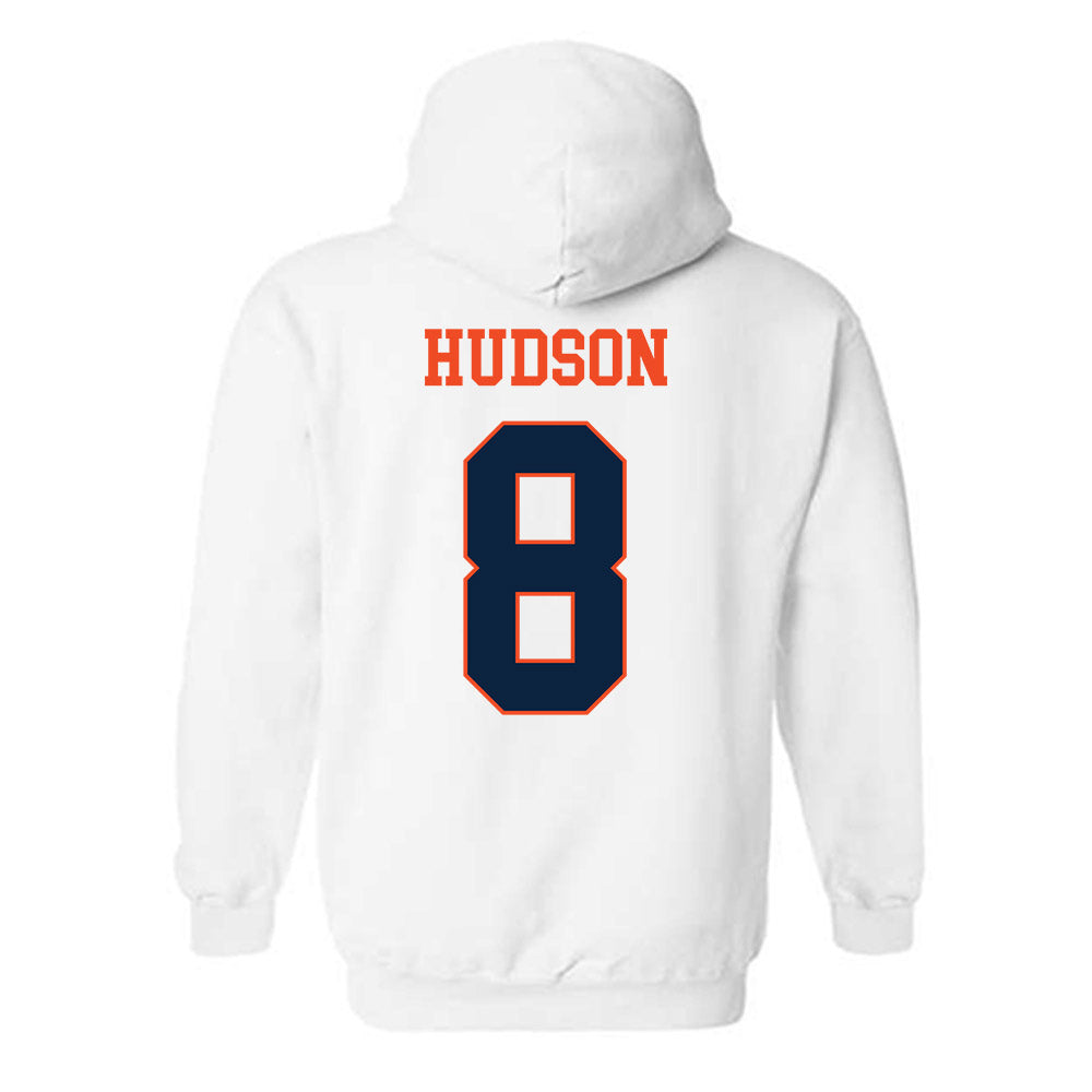 Auburn - NCAA Men's Basketball : Ja'Heim Hudson - Generic Shersey Hooded Sweatshirt-1