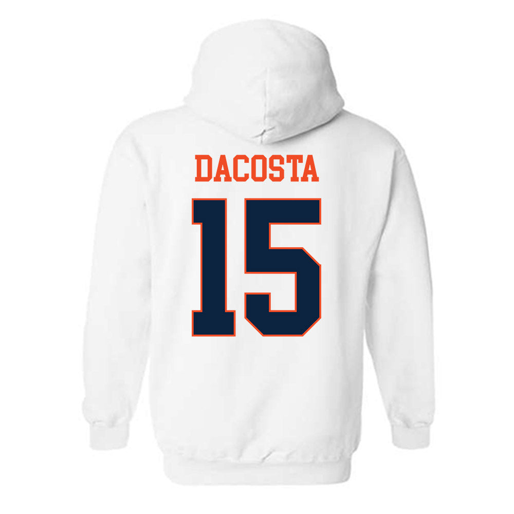 Auburn - NCAA Women's Volleyball : Alexis Dacosta - Generic Shersey Hooded Sweatshirt-1