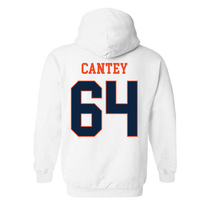 Auburn - NCAA Football : Benton Cantey - Generic Shersey Hooded Sweatshirt-1
