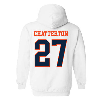 Auburn - NCAA Baseball : Christian Chatterton - Generic Shersey Hooded Sweatshirt-1