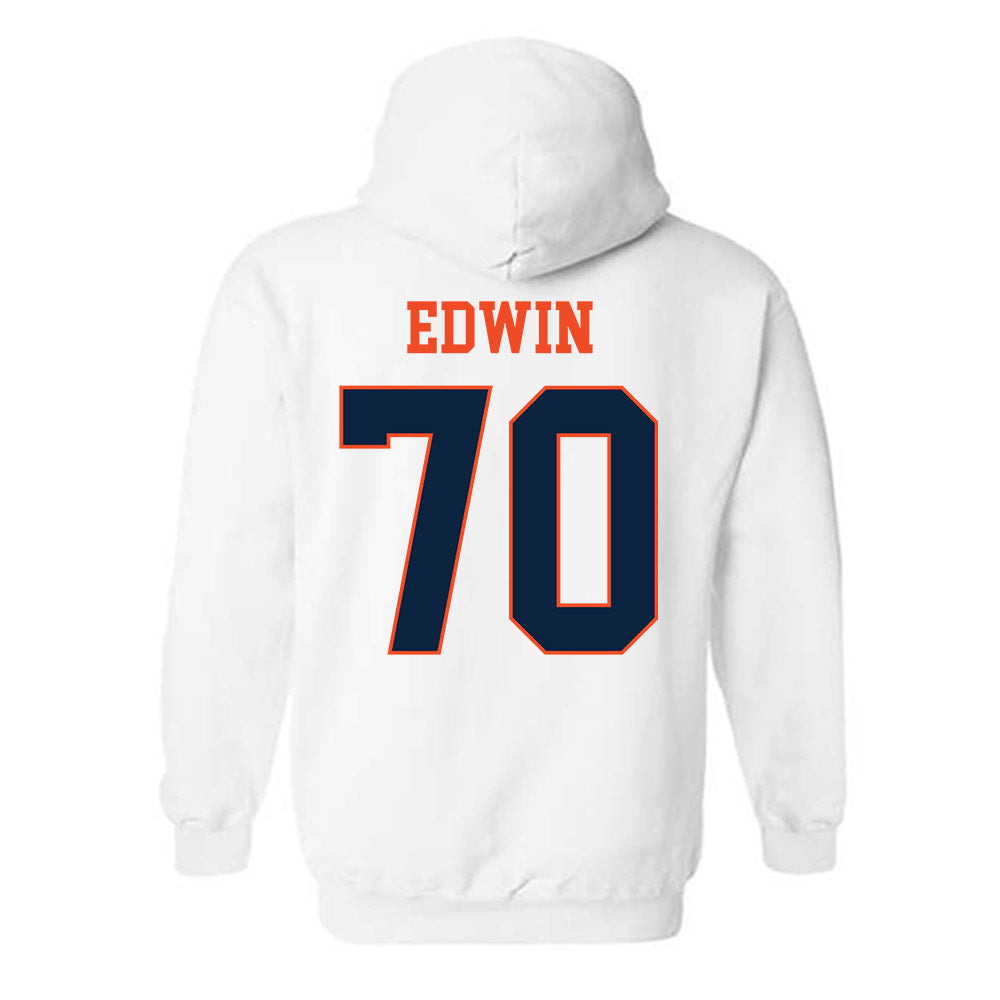 Auburn - NCAA Football : Favour Edwin - Generic Shersey Hooded Sweatshirt-1
