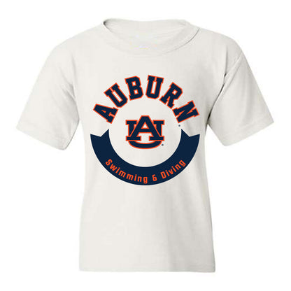Auburn - NCAA Men's Swimming & Diving : Warner Russ - Generic Shersey Youth T-Shirt-0