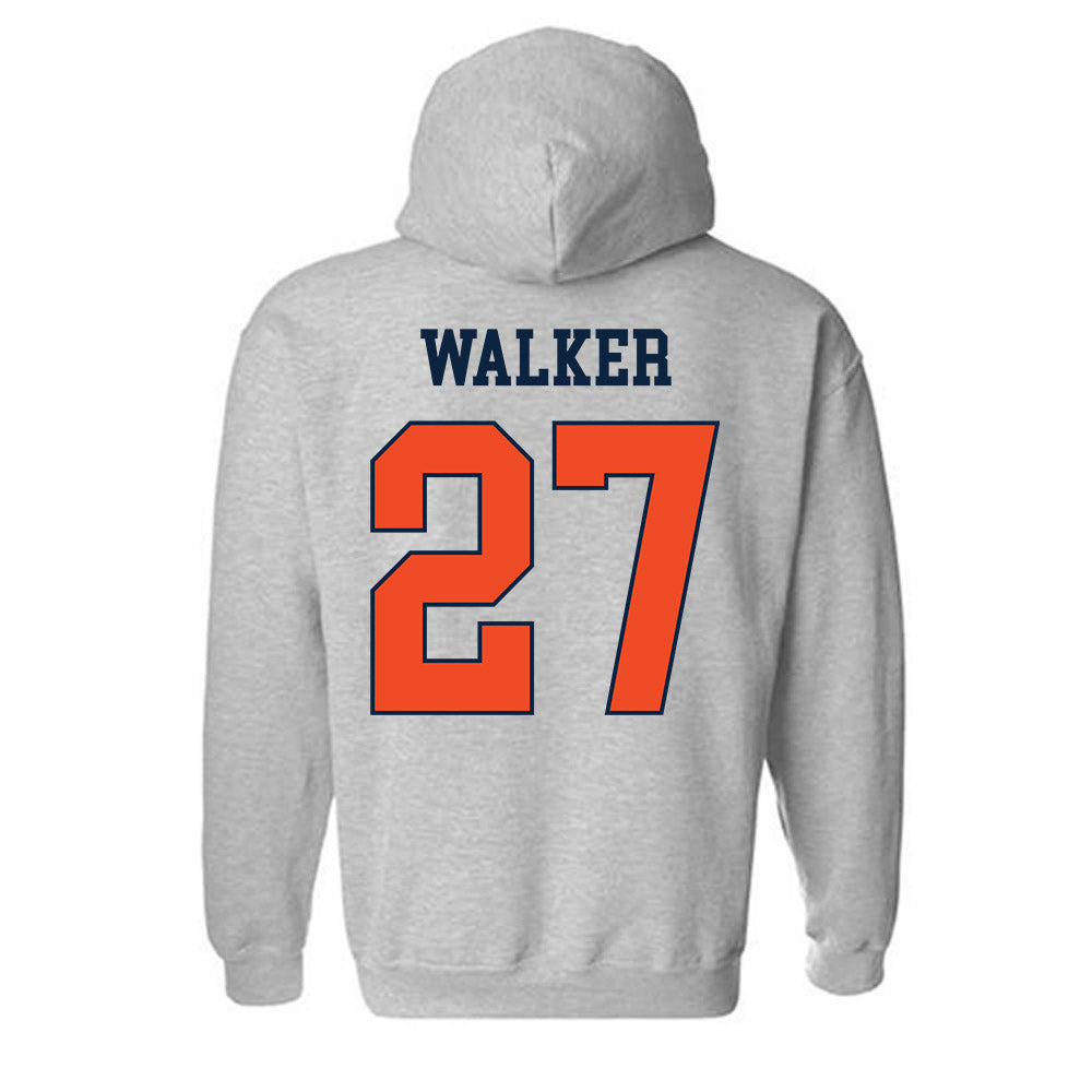 Auburn - NCAA Softball : Mckaela Walker - Generic Shersey Hooded Sweatshirt-1