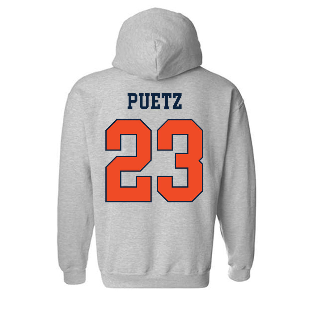 Auburn - NCAA Women's Volleyball : Shanelle Puetz - Generic Shersey Hooded Sweatshirt-1