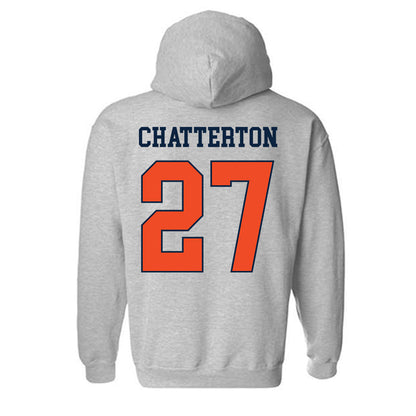 Auburn - NCAA Baseball : Christian Chatterton - Generic Shersey Hooded Sweatshirt-1