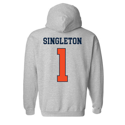 Auburn - NCAA Football : Eric Singleton - Generic Shersey Hooded Sweatshirt-1